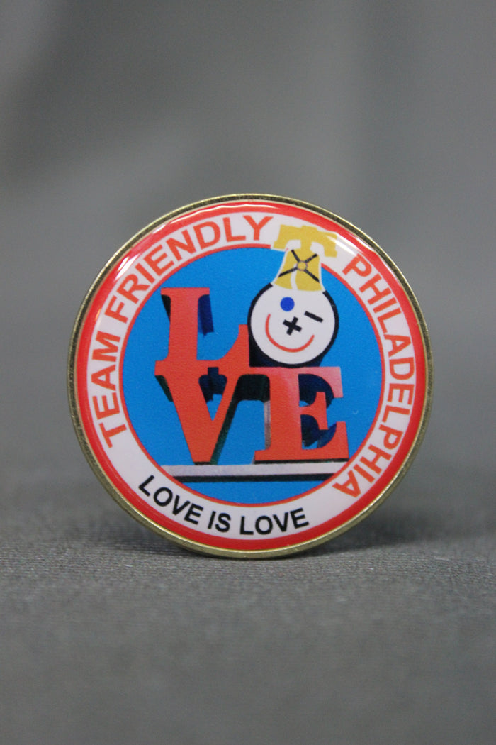 Team Friendly Philadelphia Pin