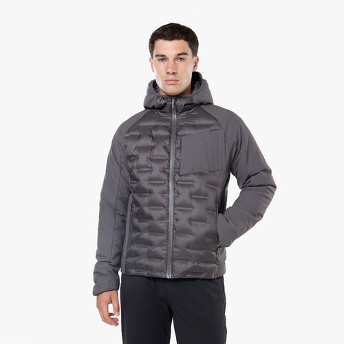 Tech Heat Seal Hybrid Jacket  | Charcoal