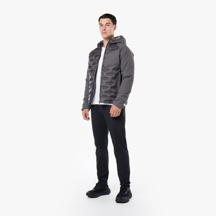 Tech Heat Seal Hybrid Jacket  | Charcoal