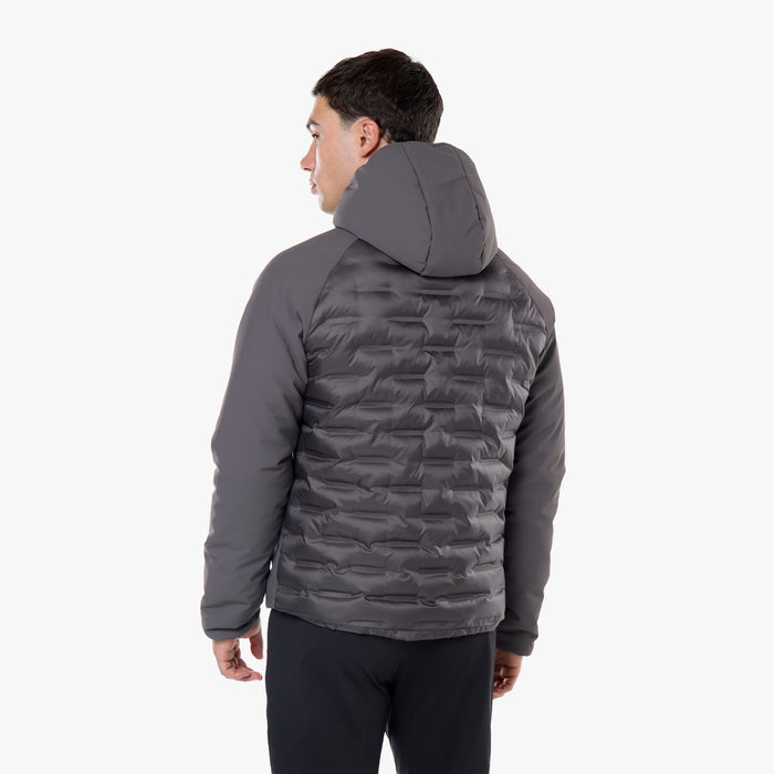Tech Heat Seal Hybrid Jacket  | Charcoal