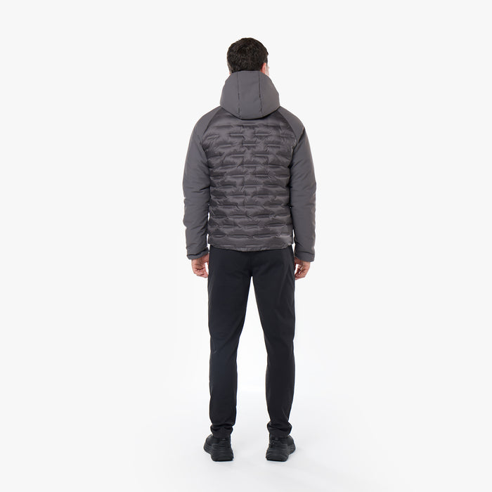 Tech Heat Seal Hybrid Jacket  | Charcoal