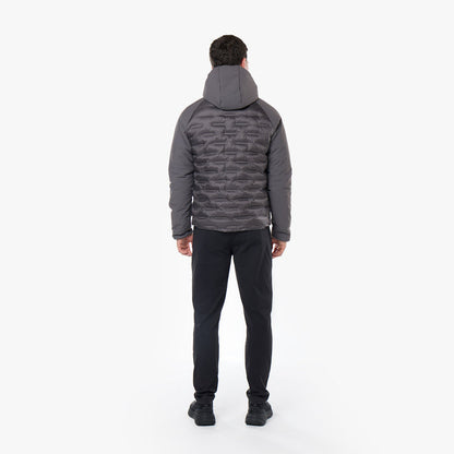 Tech Heat Seal Hybrid Jacket  | Charcoal