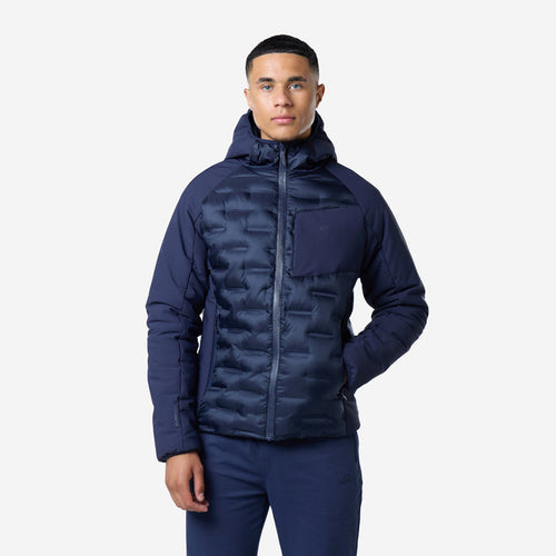 Tech Heat Seal Hybrid Jacket | Navy
