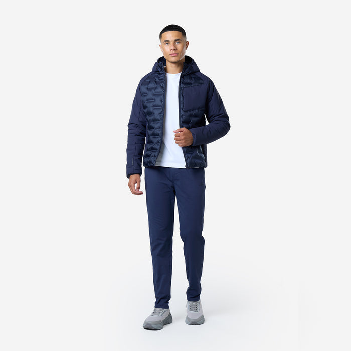 Tech Heat Seal Hybrid Jacket | Navy