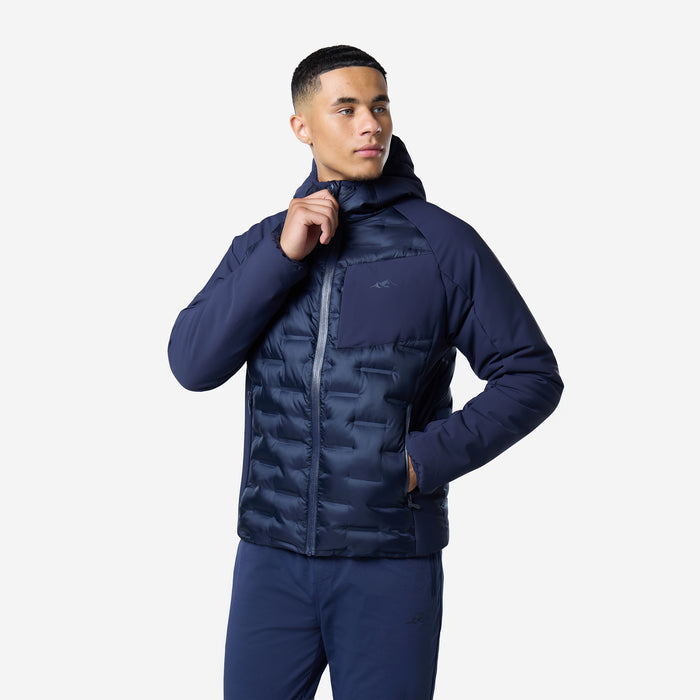 Tech Heat Seal Hybrid Jacket | Navy