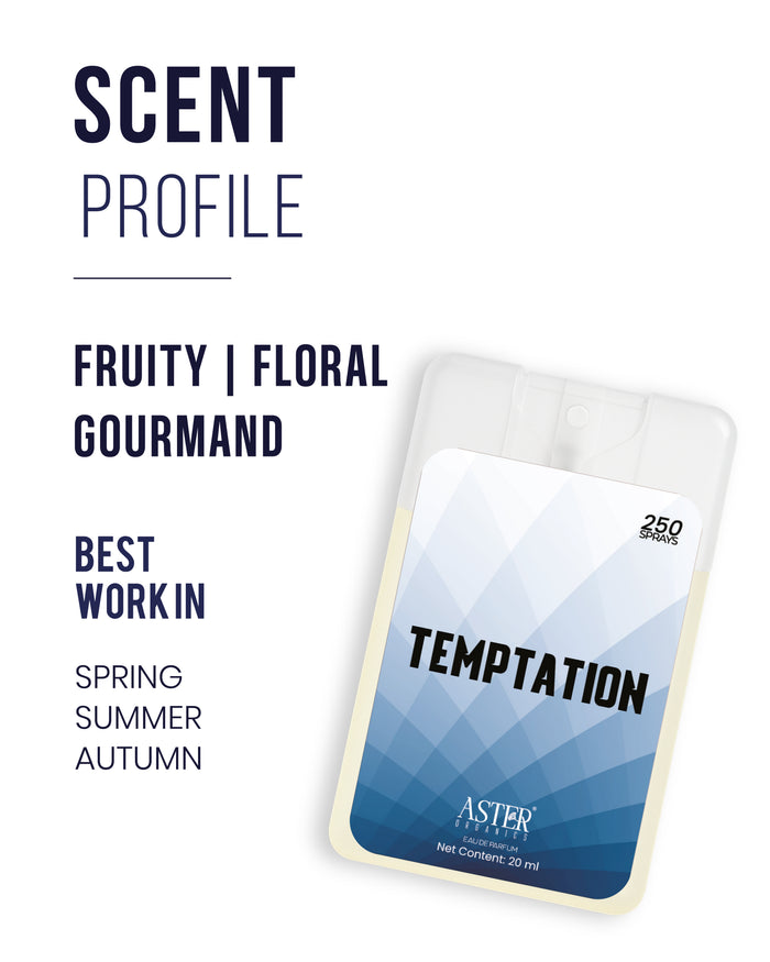 Temptation Pocket Perfume unisex 20ml bottle