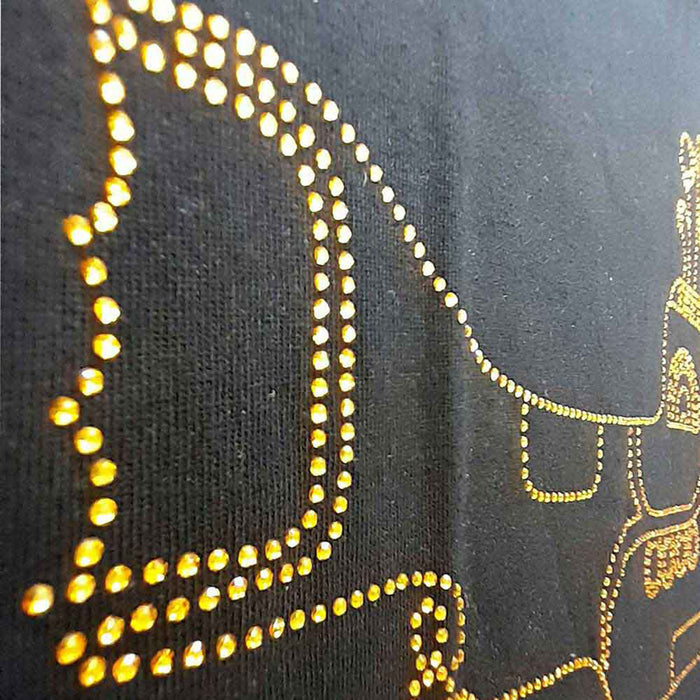 BEATLES, THE - YELLOW SUBMARINE - Ladies T-Shirt Black (Embellished)