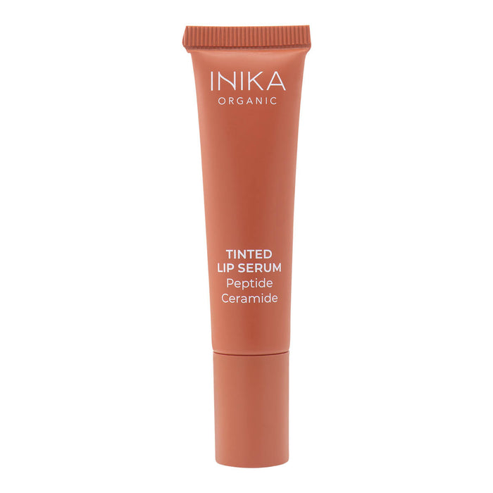 INIKA Organic tinted lip serum on a white background.