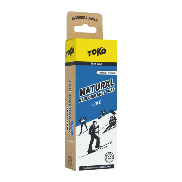 A product picture of the Toko Natural Performance Blue Melt Wax (-12C/-24C)