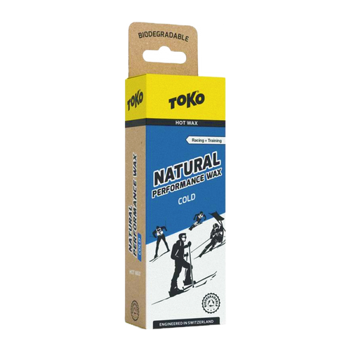 A product picture of the Toko Natural Performance Blue Melt Wax (-12C/-24C)