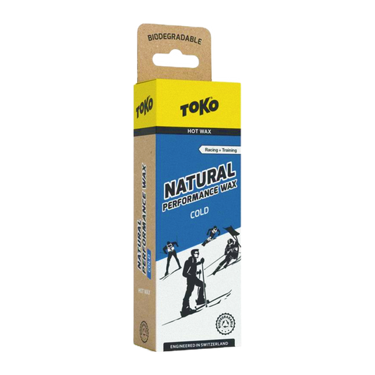 A product picture of the Toko Natural Performance Blue Melt Wax (-12C/-24C)