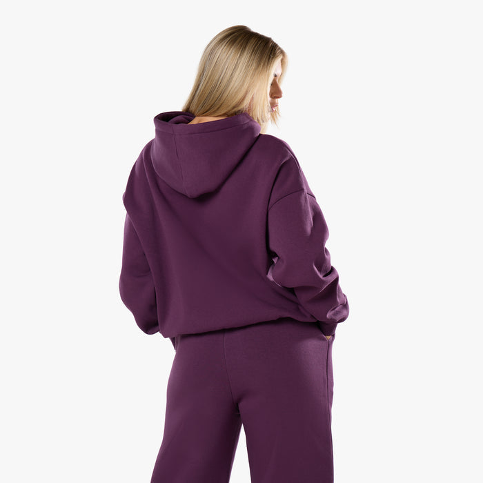 Tonal Core Logo Hoodie | Plum
