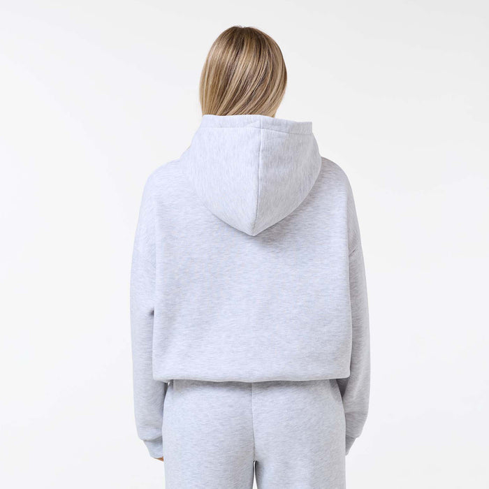 Tonal Core Logo Open Hem Tracksuit | Grey Marl