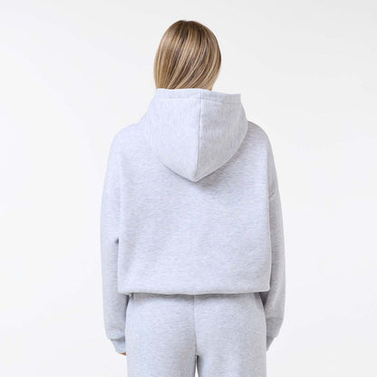 Tonal Core Logo Open Hem Tracksuit | Grey Marl