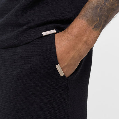 Tonal Knit Short | Black