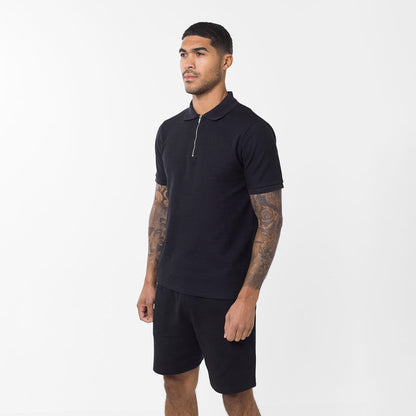 Tonal Knit Short | Black