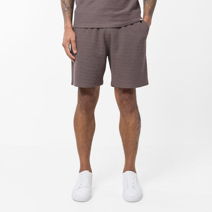 Tonal Knit Short | Brown