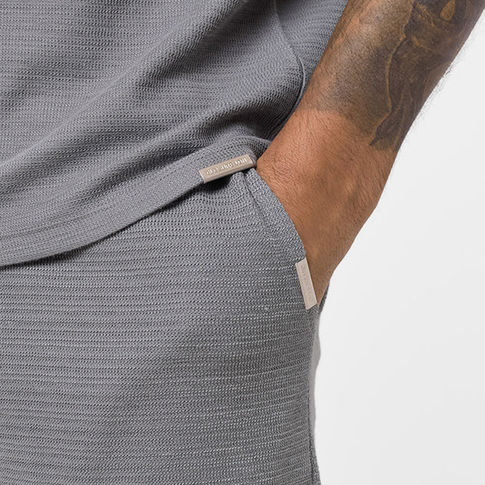 Tonal Knit Short | Grey