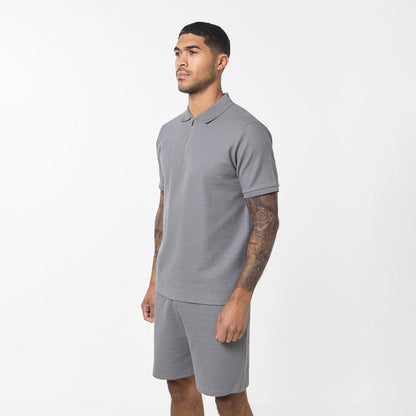 Tonal Knit Short | Grey