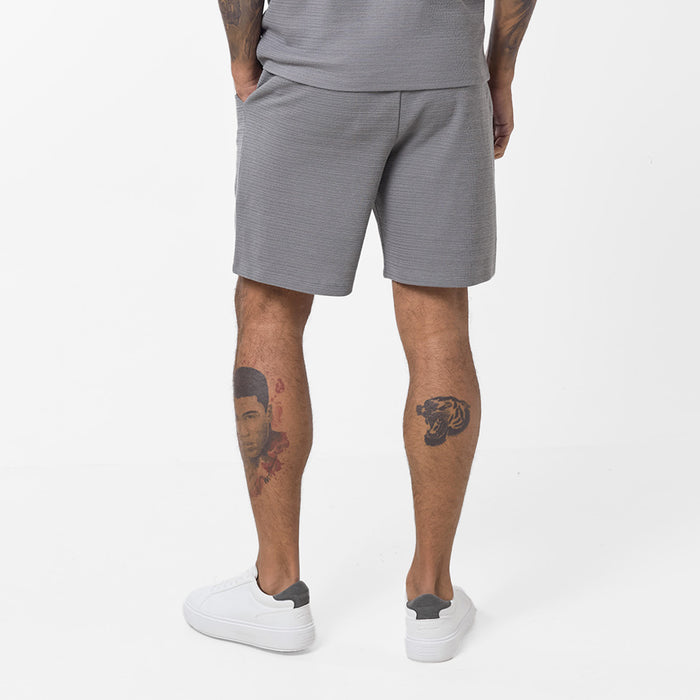 Tonal Knit Short | Grey