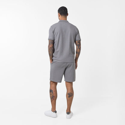 Tonal Knit Short | Grey