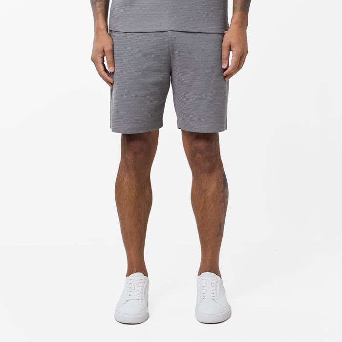 Tonal Knit Short | Grey