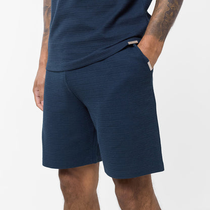 Tonal Knit Short | Navy