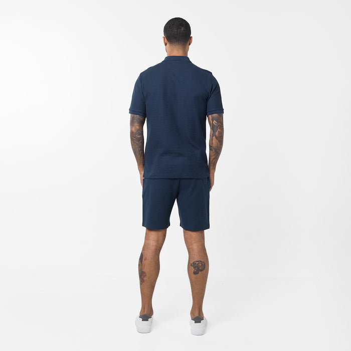 Tonal Knit Short | Navy