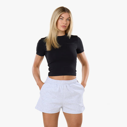Tonal Scuba Core Logo Twinset | Black/Grey Marl