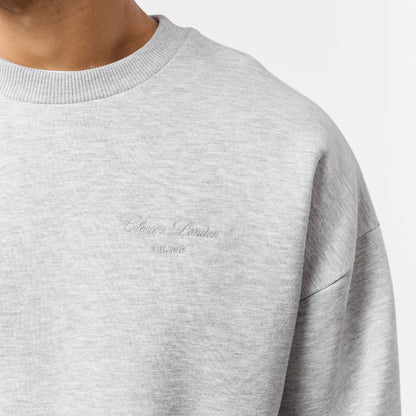 Tonal Signature Sweatshirt | Grey Marl