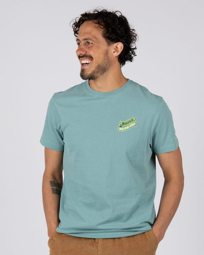 Totem Mens Short Sleeve T-Shirt In Light Blue