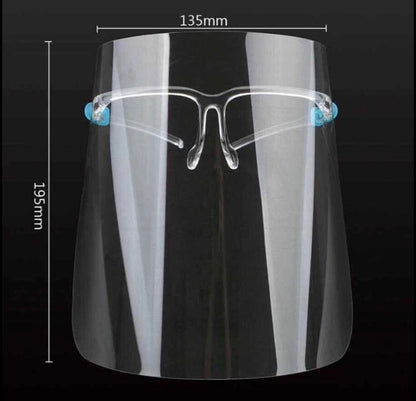 Transparent Face Shield With Visor