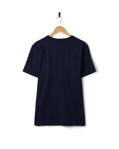 Tribal Stripe Mens Short Sleeve T-Shirt in Blue