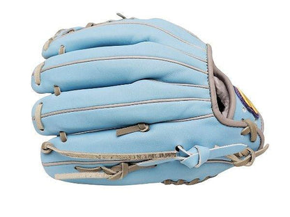 TWB U10 Steer Cowhide 11 inch Infielder Glove - Skyblue/Grey #5