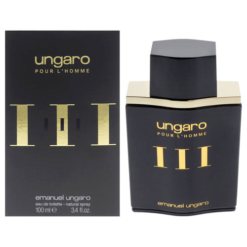 Ungaro III by Emanuel Ungaro for Men - 3.4 oz EDT Spray