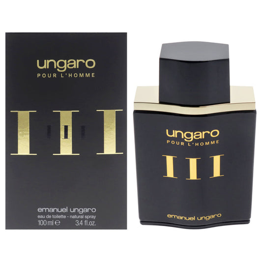 Ungaro III by Emanuel Ungaro for Men - 3.4 oz EDT Spray