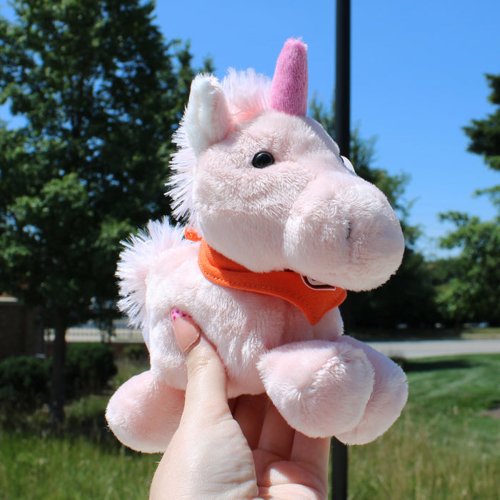 Unicorn with BGSU Bandana
