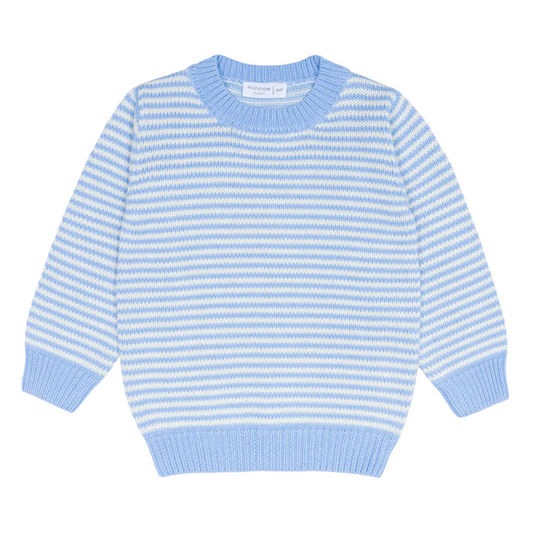 unisex chalet stripe knit sweater