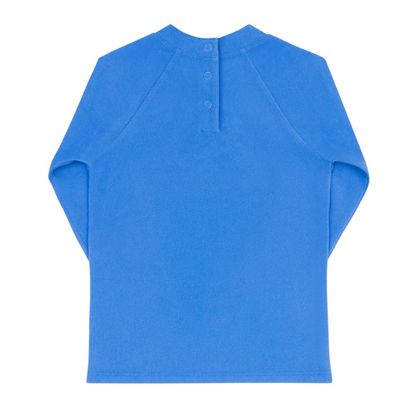 unisex deep sea blue terry rashguard