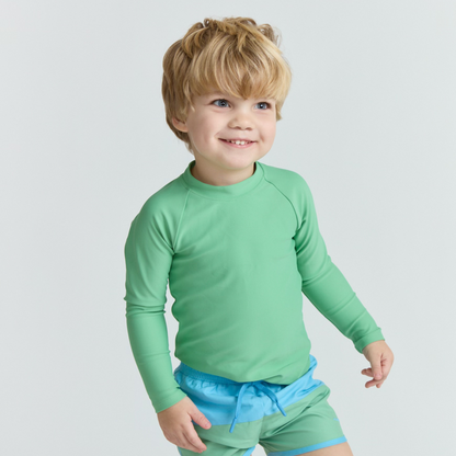 unisex gustavia green rashguard