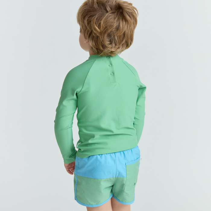 unisex gustavia green rashguard