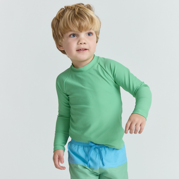 unisex gustavia green rashguard