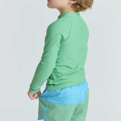 unisex gustavia green rashguard
