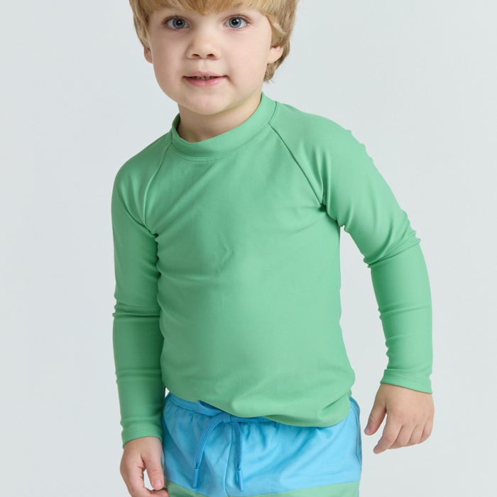 unisex gustavia green rashguard