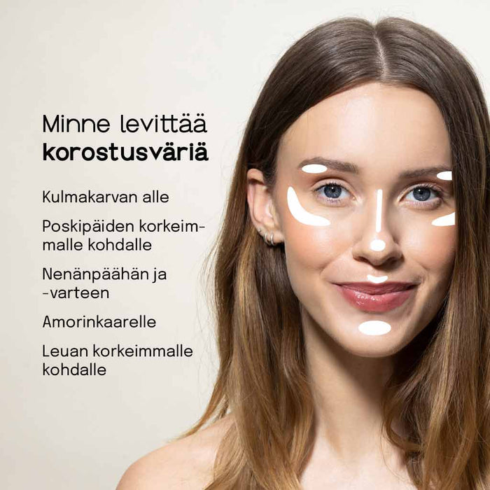 Uoga Uoga Cream Highlighter Voidemainen korostusväri Luminous 4g