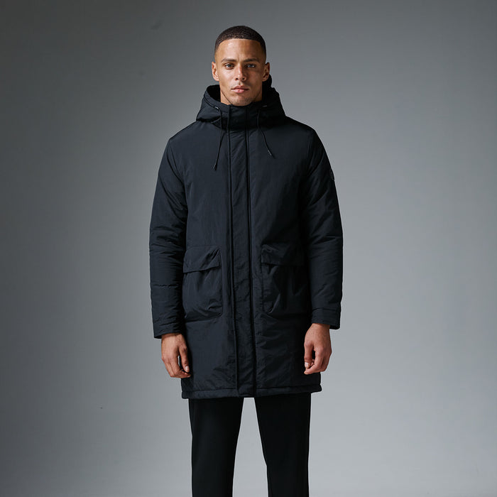 Utility Tech Pocket Parka | Black