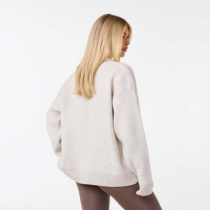 Varsity CLSR Knit Crew Neck | Oatmeal