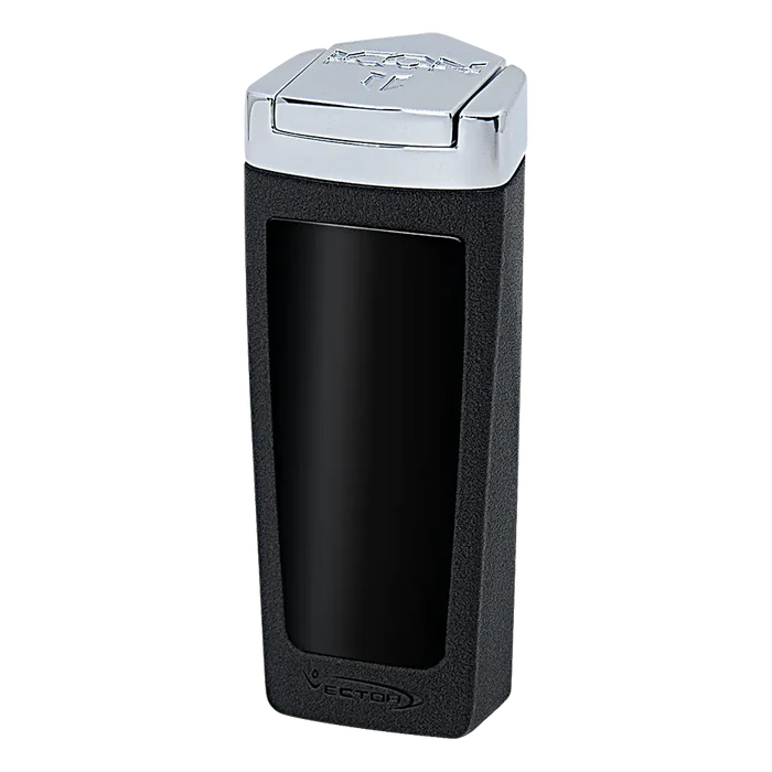 Vector Icon2 Black Crackle Matte Torch Lighter - ICON2-5