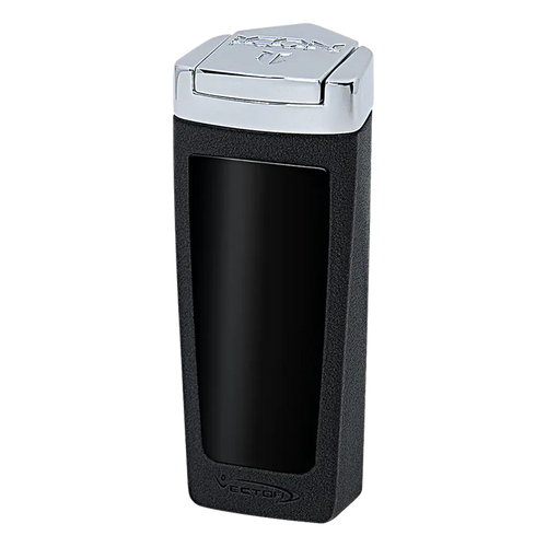 Vector Icon2 Black Crackle Matte Torch Lighter - ICON2-5