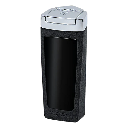 Vector Icon2 Black Crackle Matte Torch Lighter - ICON2-5